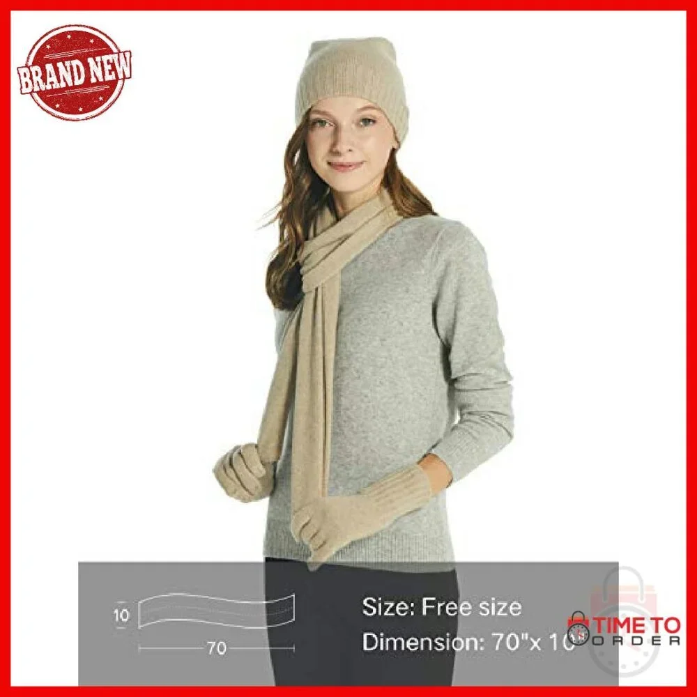 100% Cashmere Winter Scarf, 70